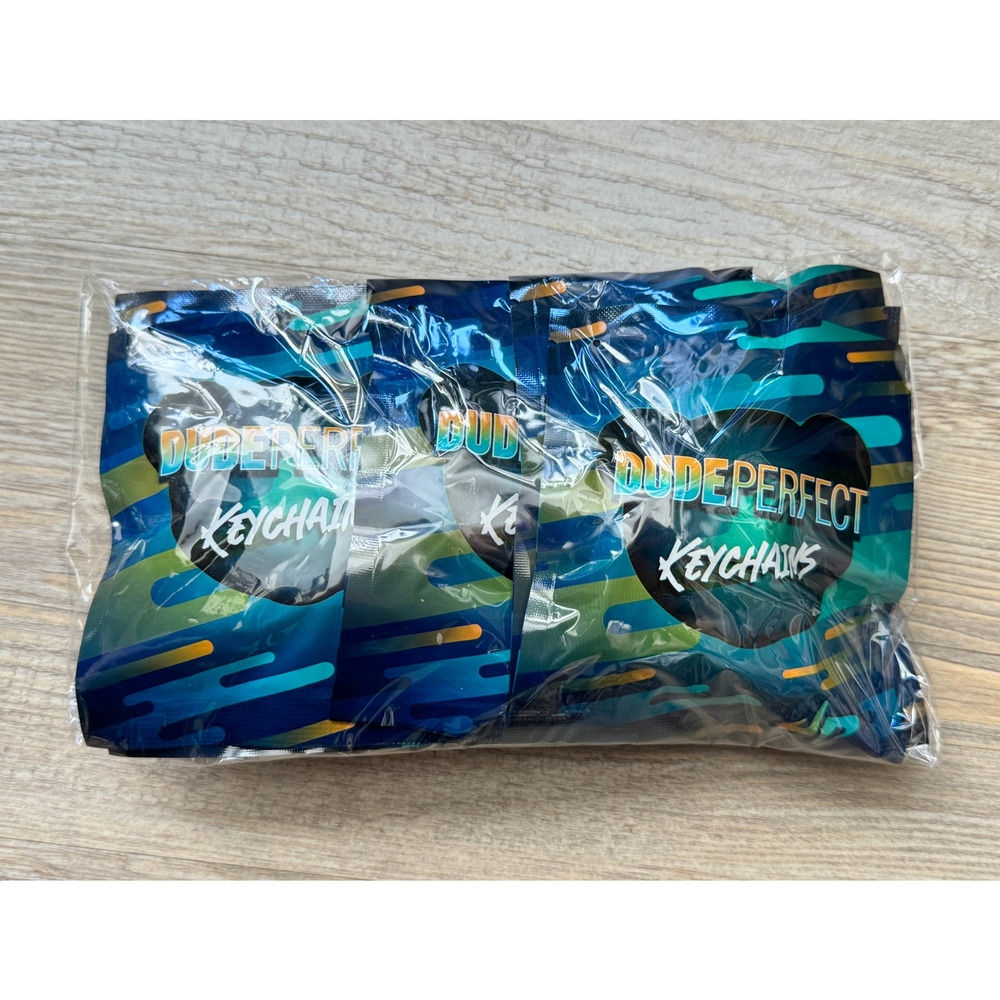 Dude Perfect Clip Keychain COMPLETE SET OF 10 Cool Panda Edition 2024 SEALED NWT